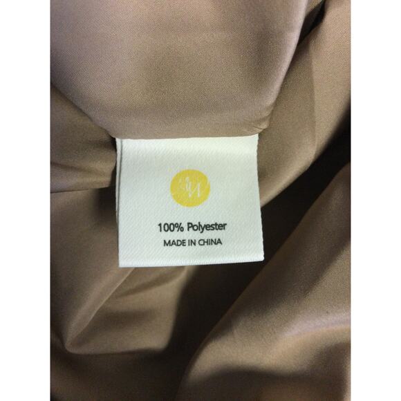 AW BRIDAL 8 M taupe pink Ginevra satin formal bridesmaid maxi dress NEW B125 - Picture 8 of 8